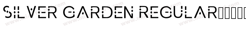 Silver Garden Regular字体转换
